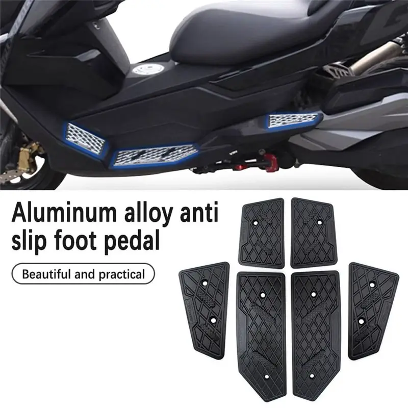 Practical Motorcycle Footrest Aluminum Alloy Anti Slip Footrests Foot Pedal Forbmw C400GT 2018-2024