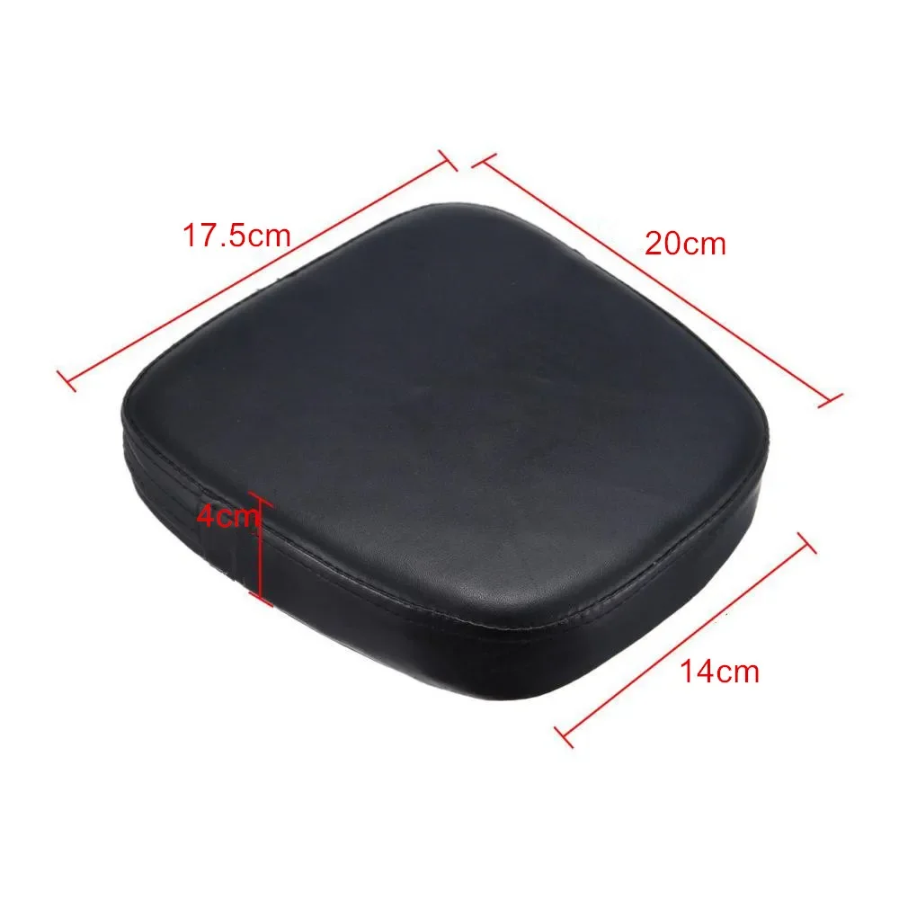 Motorcycle Universal Passenger Seat Rear Pillion Back Pad Backrest Pad Sissy Bar Cushion For Harley Sportster For Honda Yamaha