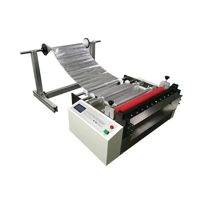 SG-YHD-500 500mm Roll To Sheet Cutter Fast Speed Desktop Automatic Roll Material PVC PE Aluminum Film Paper Cutter Machine