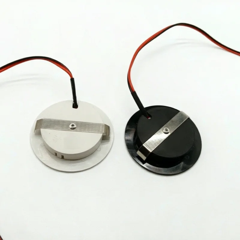 12V 3W LED embedded cabinet lamp with 55mm opening hole, plastic embedded under-counter lamp, suitable for indoor low-voltage li