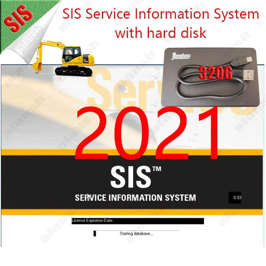 

2021 for CATE SIS Service Information System EPC Repair Software with Keygen and Install Video + Hard Disk