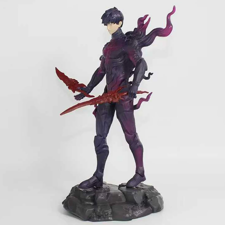 Solo Leveling" 21,5 cm Jung Yu (Hunter) staande pose PVC-actiefiguur - anime karaktermodel speelgoedcadeauset