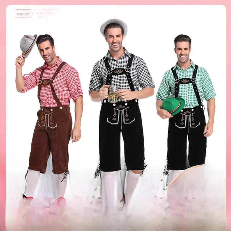 أزياء الهالوين لمهرجان البيرة للبالغين أزياء مسرحية الأدوار للرجال أزياء هانفو التقليدية للنساء لخريف 2023