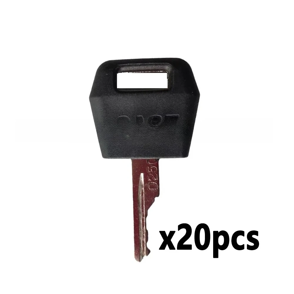 20pcs For Tractor Skid Steer Loader Key D250 For Ignition Key Starter Lock Power Switch