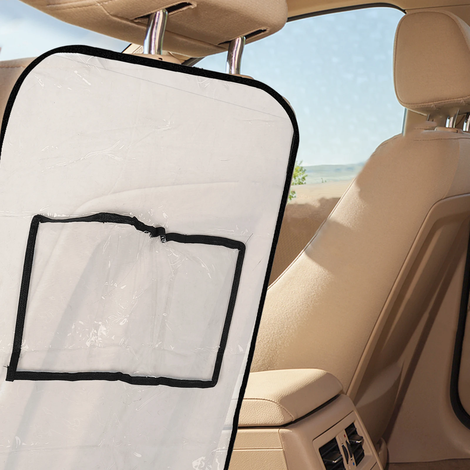 Antikick Back Heavy Duty Child Safety Protector Splashproof Protector For Rear Cover Kick Foot Pad Kick