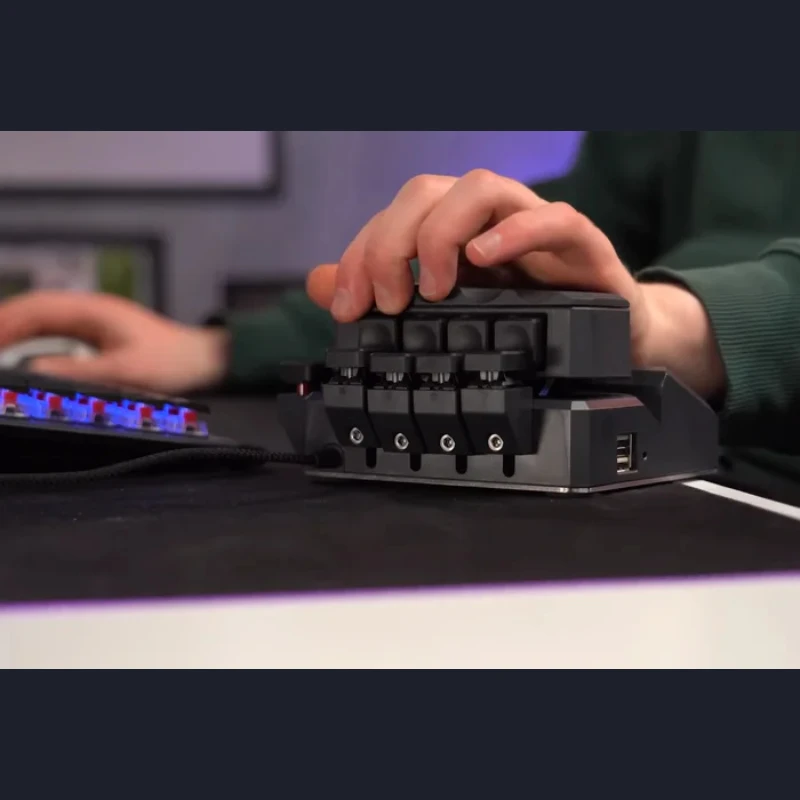 MoveMaster RSG1 عصا تحكم للوحة المفاتيح الهجينة بيد واحدة، وحدة تحكم مريحة في الألعاب مصنوعة من قبل الشركة المصنعة الألمانية #6