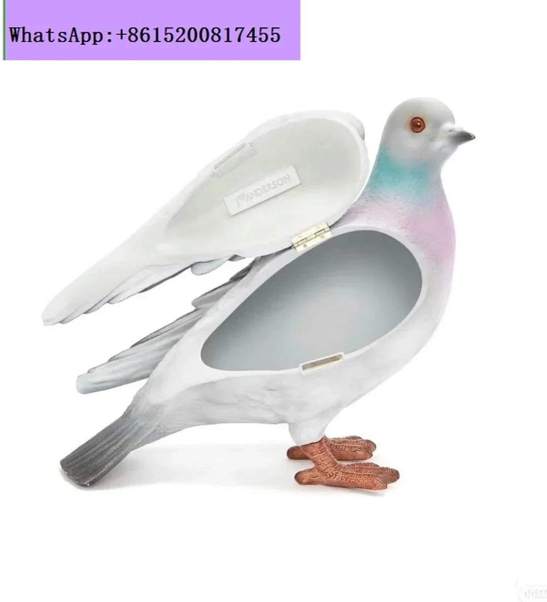 

Wanerson Pigeon Handbag Was Taken by Pigeon Clutch Bag with Pigeon Bag Creative Bag Change