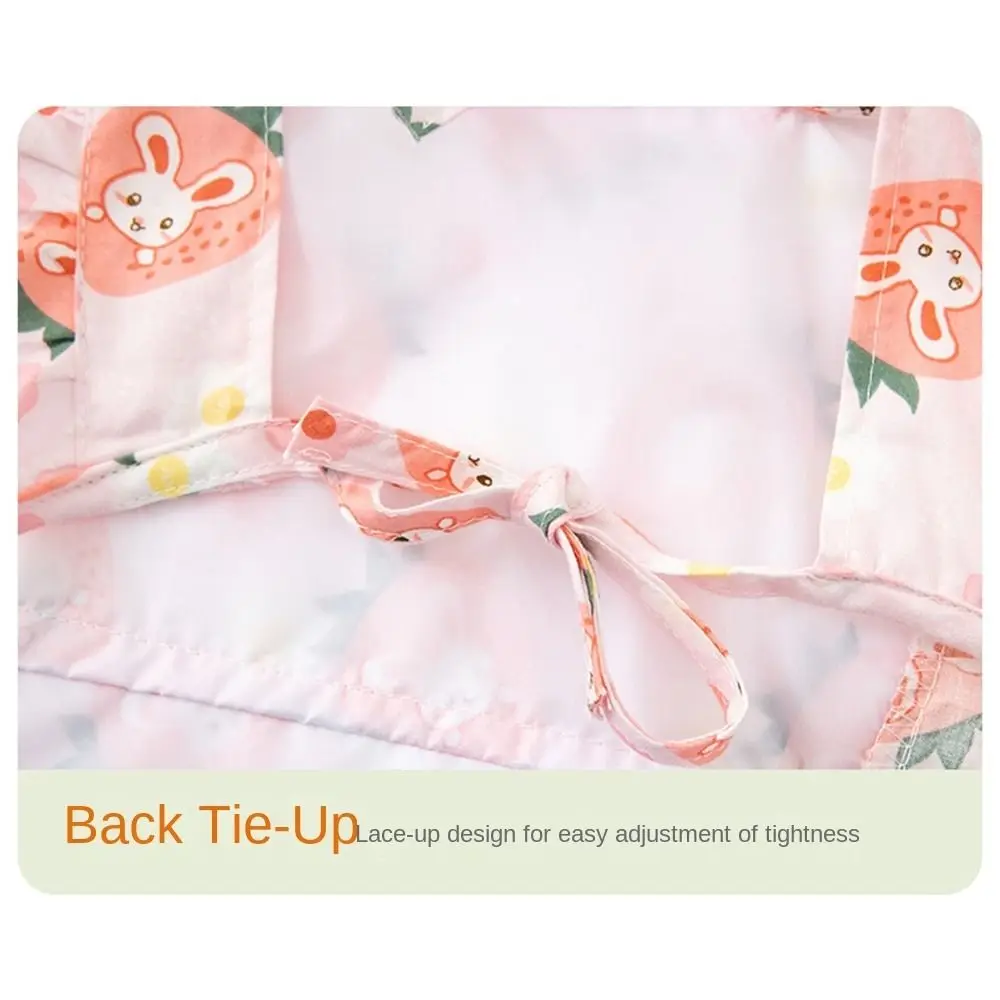 Babero de alimentación de bebé antisuciedad, vestido de princesa, Baberos sin mangas impermeables, delantal cómodo con estampado de dibujos animados, cosas para bebé