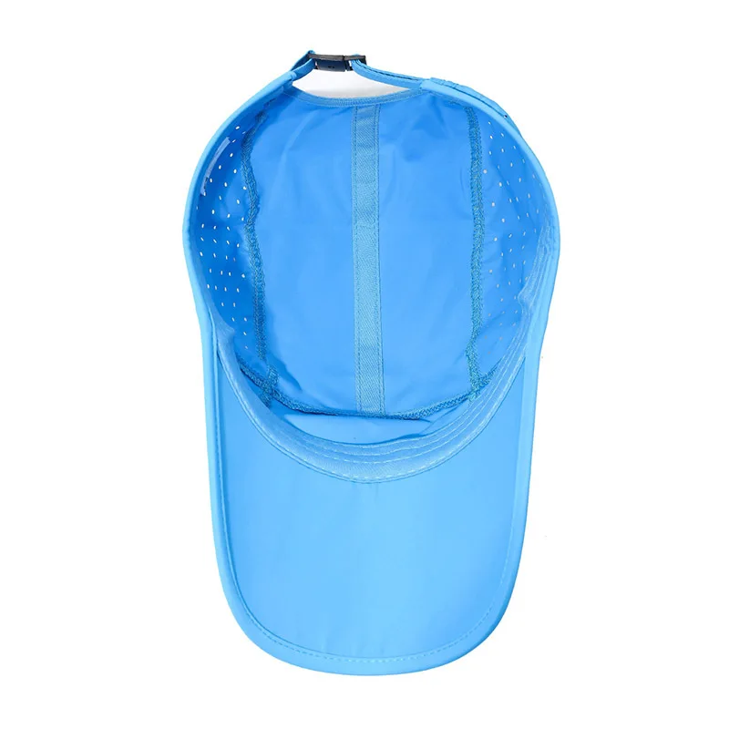 Gorra de béisbol transpirable impermeable de secado rápido para deportes al aire libre, gorra de verano para hombres y mujeres, gorra fina ajustable