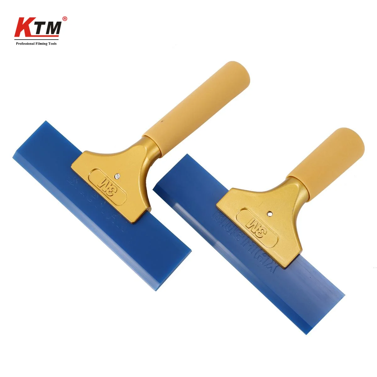 Golden Handle Imported Extra Wide TPU Blade Scarper Window Squeegee Vinyl Car Wrap Tinting Tool Water Ice Scraper