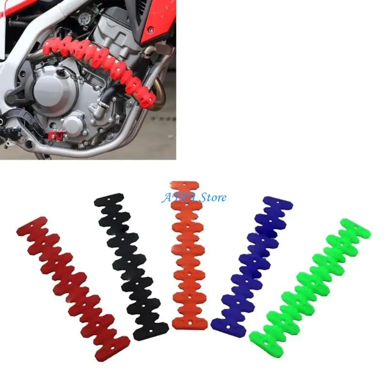 

U13C Motorcycle Exhaust Insulation Muffler Cover Flexible Exhaust Heat for Dirt Bikes Head Pipe Guard