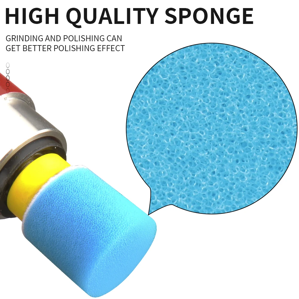 11pcs/set 1\'\' Polishing Pad for Car Polisher Buffing Sponge Kit with M6 Backer Plate for Car Buffing Waxing Cleaning