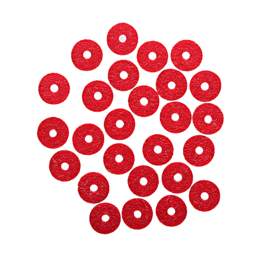 Y334A HOT  90Pcs Piano Keyboard Felt Front Rail Regulating Punchings Repair Parts (Red)