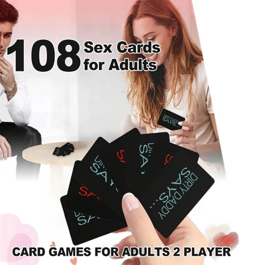 أوامر غرفة النوم، لعبة بطاقات العلاقة الحميمة للزوجين الرومانسية الحارة والنهارية للمواعدة، 108 بطاقة، هدايا عيد الحب #4