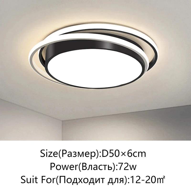 Moderne Led Plafondlamp Voor Slaapkamer Woonkamer Eetkamer Studeerkamer Gangpad Balkon Kroonluchter Indoor Home Decor Verlichtingsarmatuur Glans
