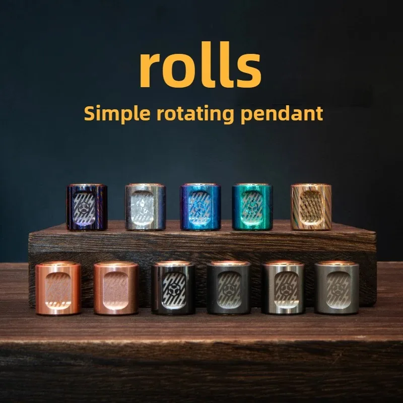 マトリックス EDC スクロールペンダントペンダントパラシュート DIY 回転ナイフペンダント指先ジャイロ減圧おもちゃ