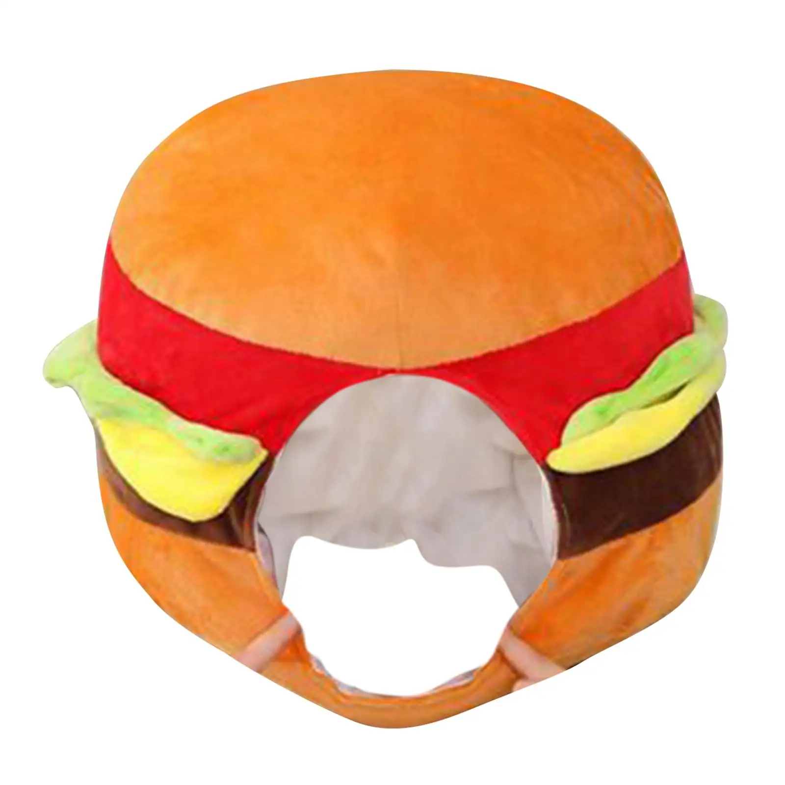 Cute Hat Hamburger Costume Accessories Stuffed Toys Photo Props Headgear