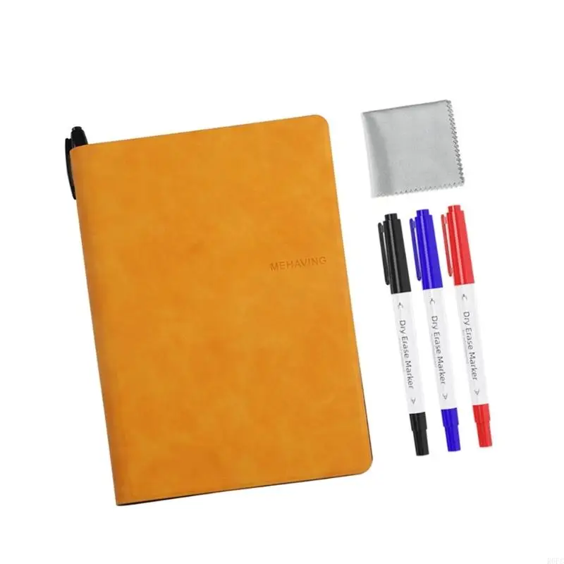 Double-Side Whiteboard Notebook with Erasable Marker Small Desk Erasable Whiteboard for Small Group Instruction