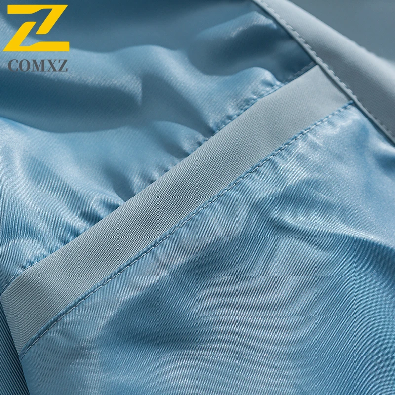 2025 New Spring and Autumn Jacket Men's Casual Fashion Waterproof Wear-resistant Windbreaker Jackets Casual Bicycle Hooded Coat