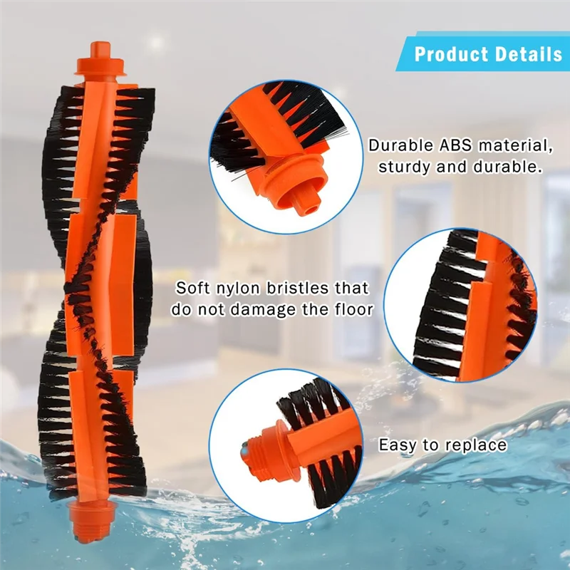 MAKE-Accessori di ricambio per Xiaomi Robot Vacuum-Mop 2S/3C / Mop P/Mop Pro / XMSTJQR2S / STYTJ02YM, salviette per filtri HEPA