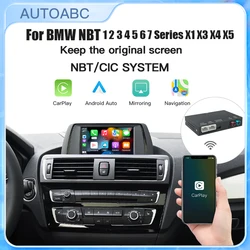 Wireless CarPlay Android Auto For BMW NBT CIC 1 2 3 4 5 7 Series F20 F21 F23 F30 F31 F34 F35 F32 F33 F36 F10 F11 F07 Mirror Link