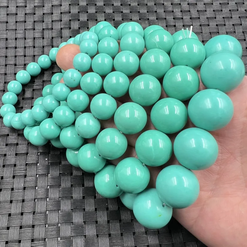 Optimized Turquoise round Beads Jade Bracelet Old-Styled Bead Pumpkin Beads Buddha Head Peace Buckle Couple Bracelet Bracelet Wh