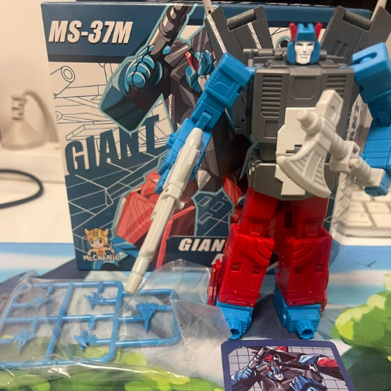 NA STANIE Transformacja Dr. Wu Toys MS-37 MS-37M MS-37D Figurki Zabawki Ogromny Topór Kreskówka Figurka Akcji Kolekcja Model Prezenty