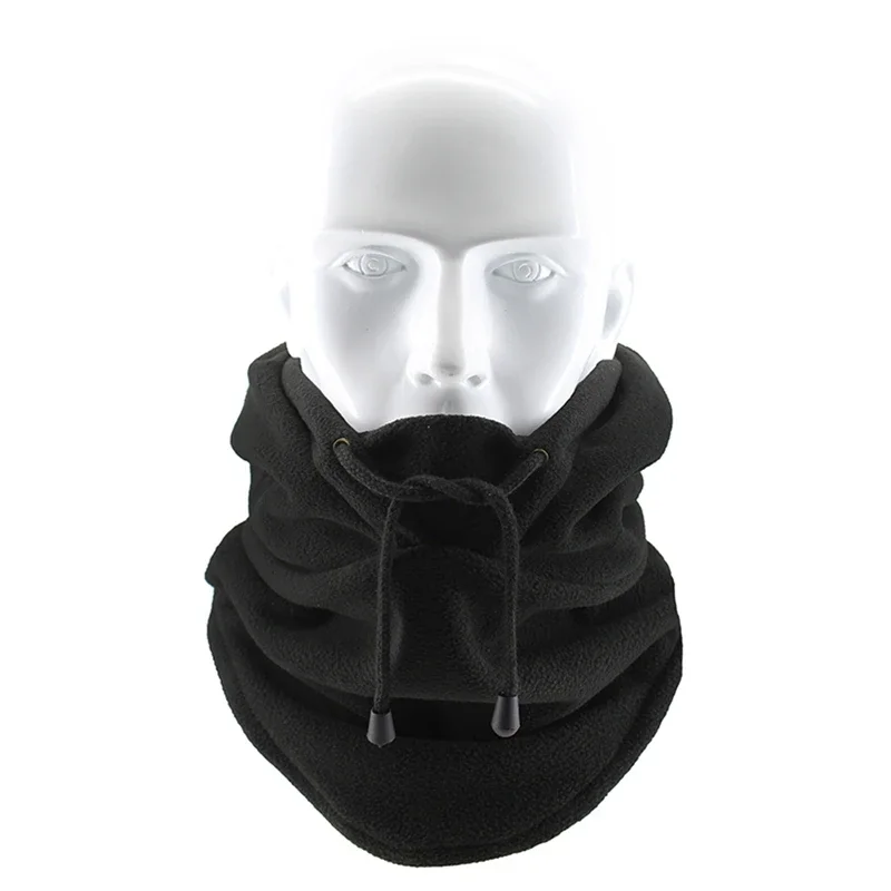 Winter Thermo Halswärmer Outdoor Fleece Sturmhaube Schal Skifahren Gesichtsmaske Snood Kapuze Hut Winddicht Warm Halten Radfahren Kappe Neue – Detail 6