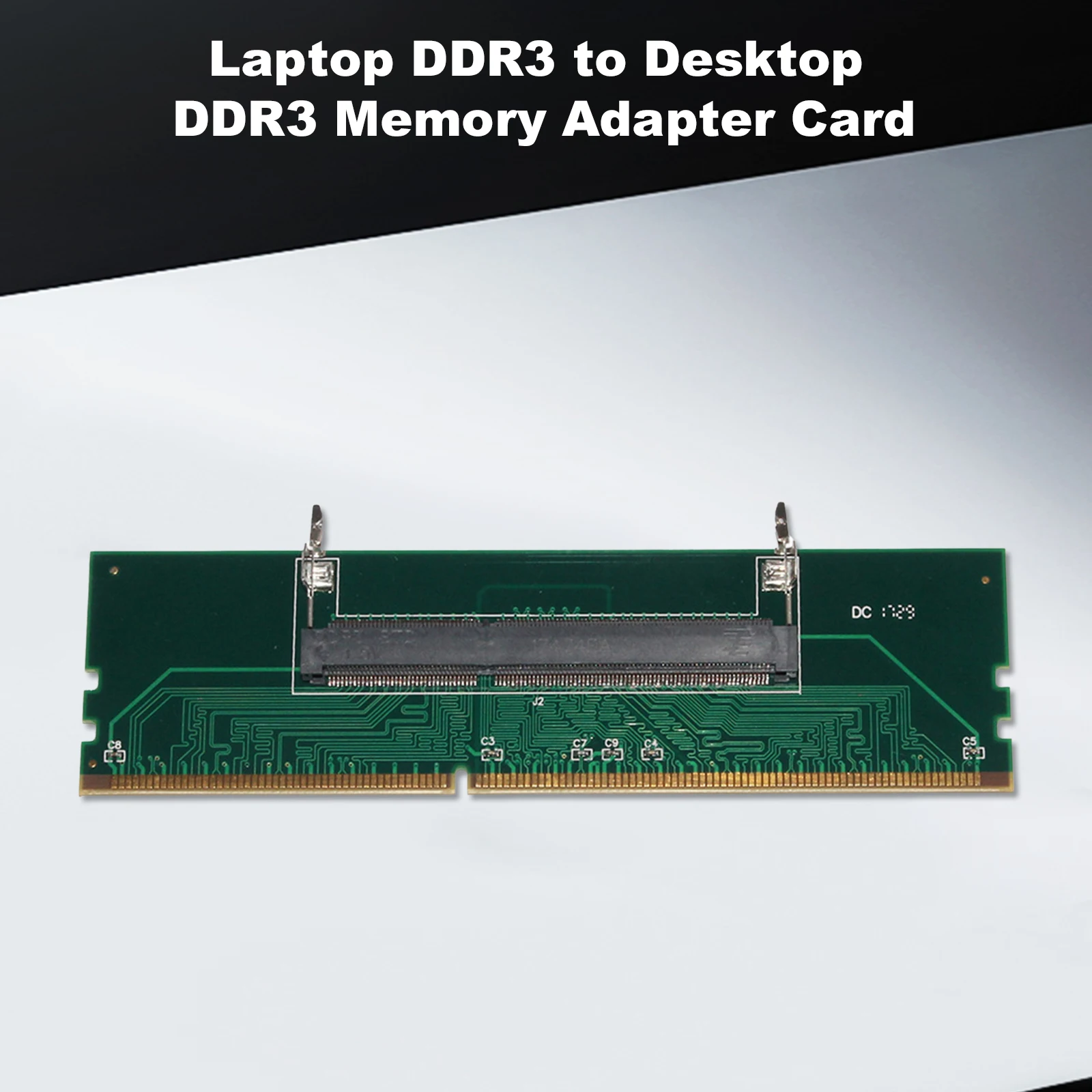 Laptop DDR3 To Desktop Memory Connector Cards Converter Adapter Support 1.5V DDR3 Memory Card Converter Tester