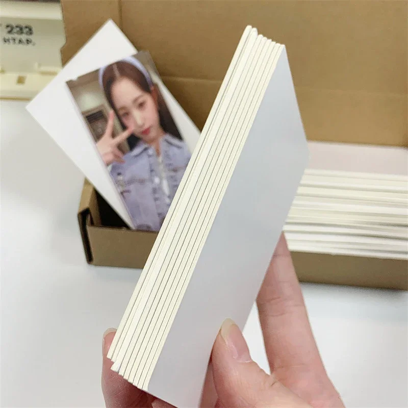10/20Pcs  White Cardboard Card Protection Out Small Card Packaging Thick Cardboard Packaging Office Desk Accessories