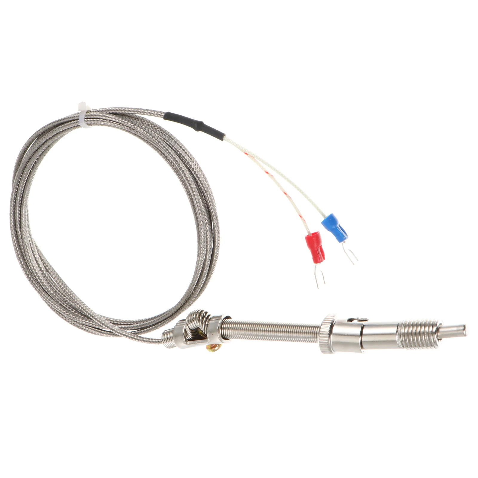 

Waterproof Sensor Cable Stainless Steel 2M Shielded Compensation Wire Rustproof Moisture Proof Thermocouple Sensor Chip Heat