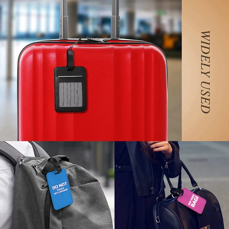 Sublimation Luggage Tags Blank Suitcase Tags Travel ID Tags Heat Transfer Bag Tags Business ID Card Holder