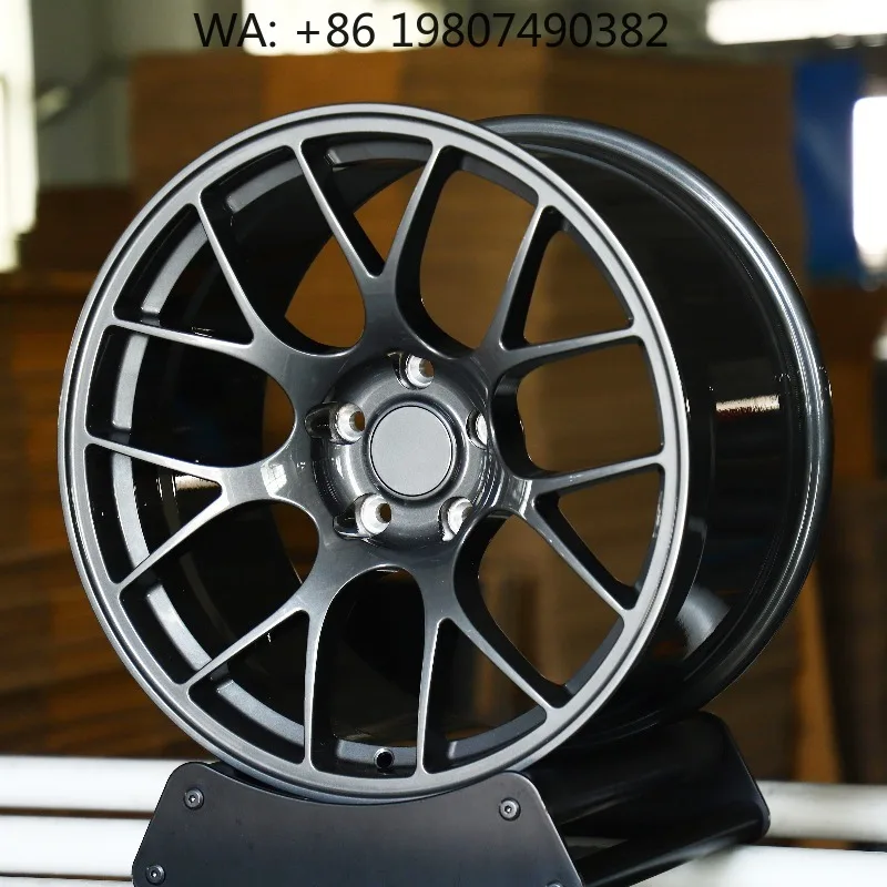 18-20 Inch EC-7 Style Gunmetal Forged Wheels 5x130 PCD Aluminum Alloy Rims Ultra Lightweight for Super Racing Car Upgrade