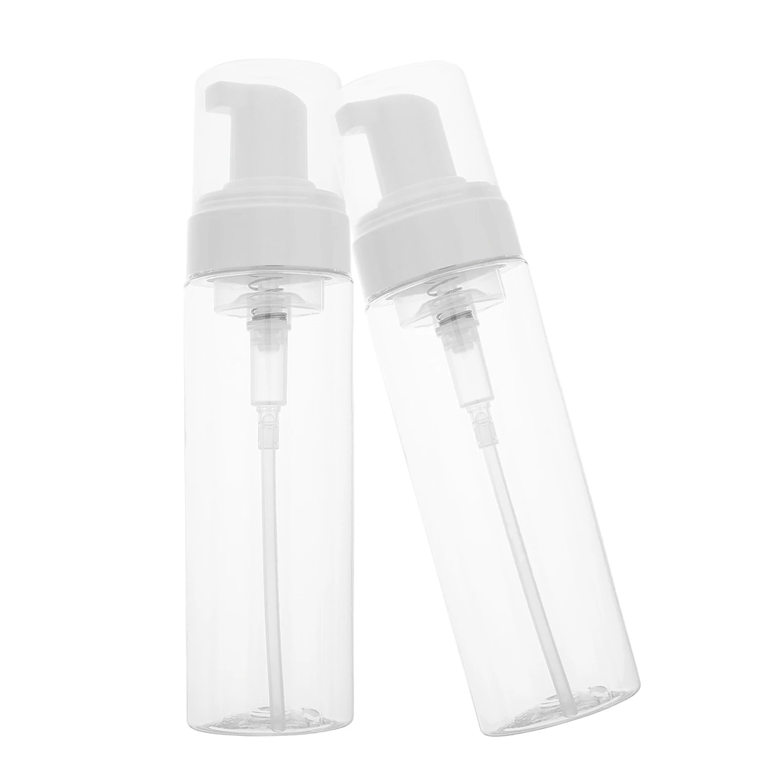

2Pcs Shampoo Foaming Foaming Shampoo Dispenser Dispenser Bottles Travel Size Empty Plastic Hand Soap Refillable Lotion Pump