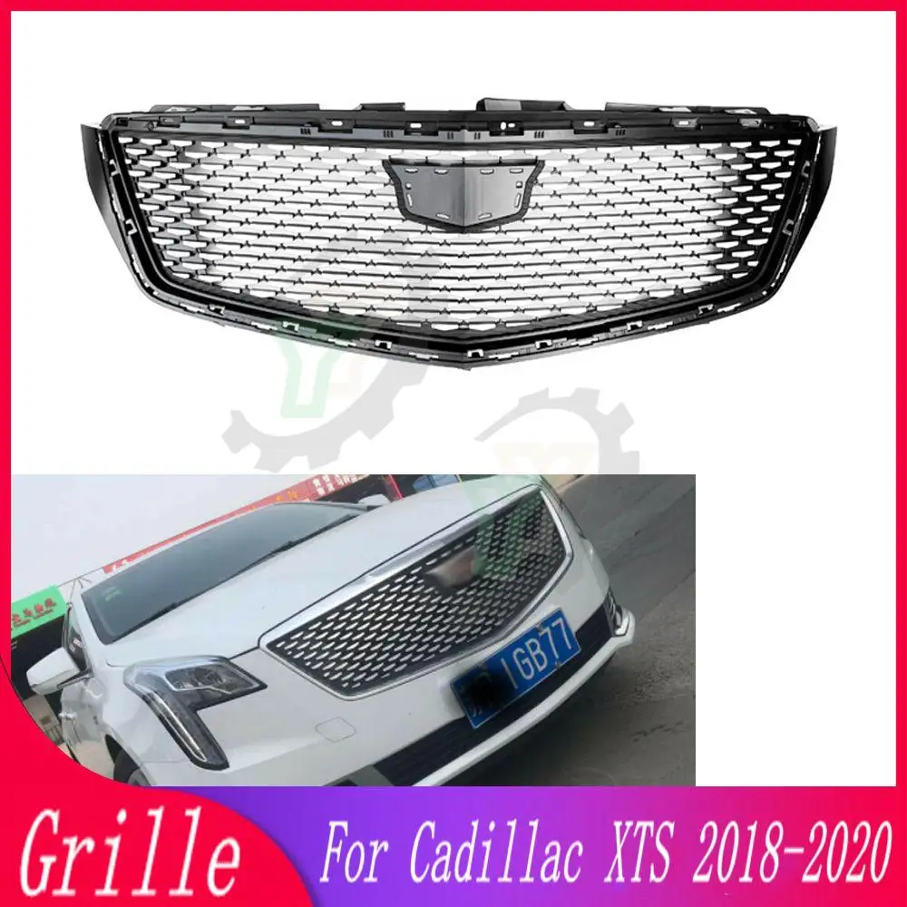 

Diamond Style facelift Front Bumper Grille Centre Panel Styling Upper Grill For Cadillac XTS 2018 2019 2020 Car Accessory