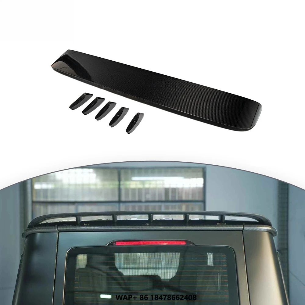 

2025y G Class W465 G580 Original Rear Wing Dry Carbon Tail Wing Exterior Upgrade Replacement Rear Spoiler Back Roof Spoiler Wing