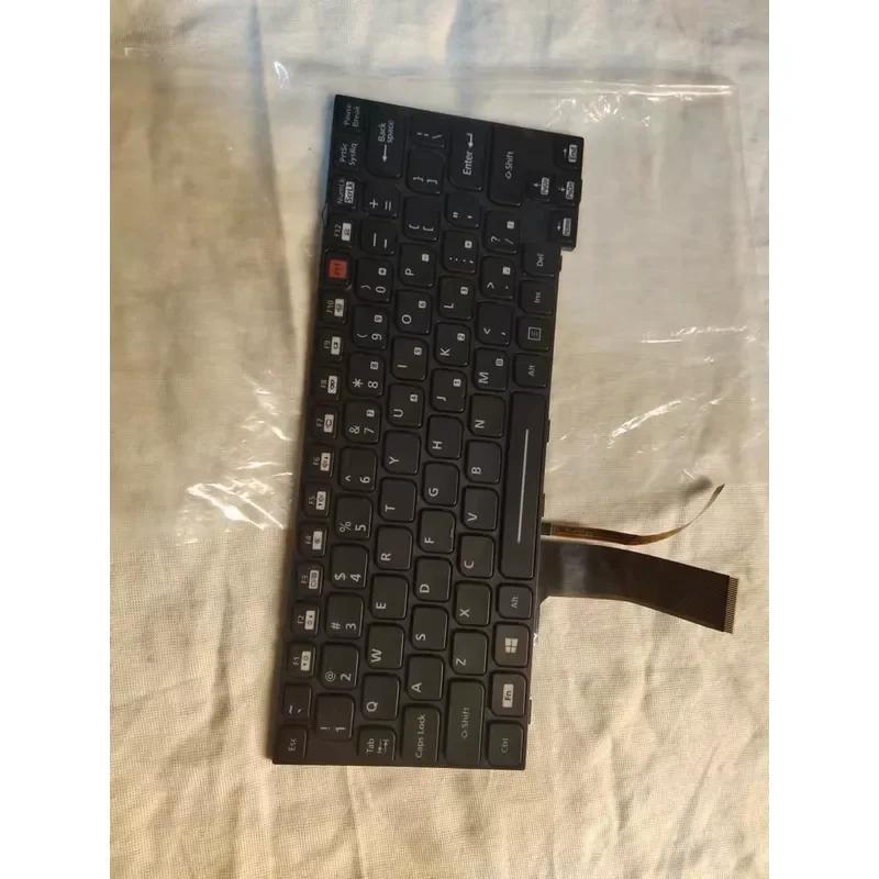 Original Genuine Black Frame Notebook with Built-in Keyboard and Backlight for Panasonic CF-20