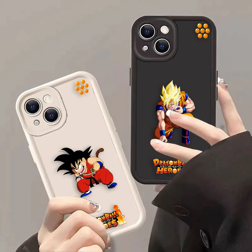 Dragon Ball Goku Super Saiyan Phone Case Cover For Apple iPhone 11 8 7 6 5 X XS XR SE 2022 2020 MAX PLUS