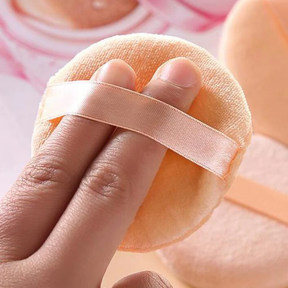 20 pezzi di spugna per cipria sciolta per soffio per trucco, dimensioni compatte, facile da pulire, pelle sicura, strumento per cosmetici per il viso delicato