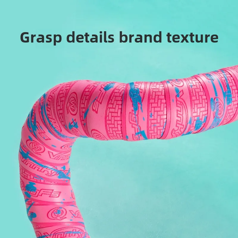 

Two-color road handlebar with non-slip sweat-absorbent mountain bike handlebars, comfortable and breathable