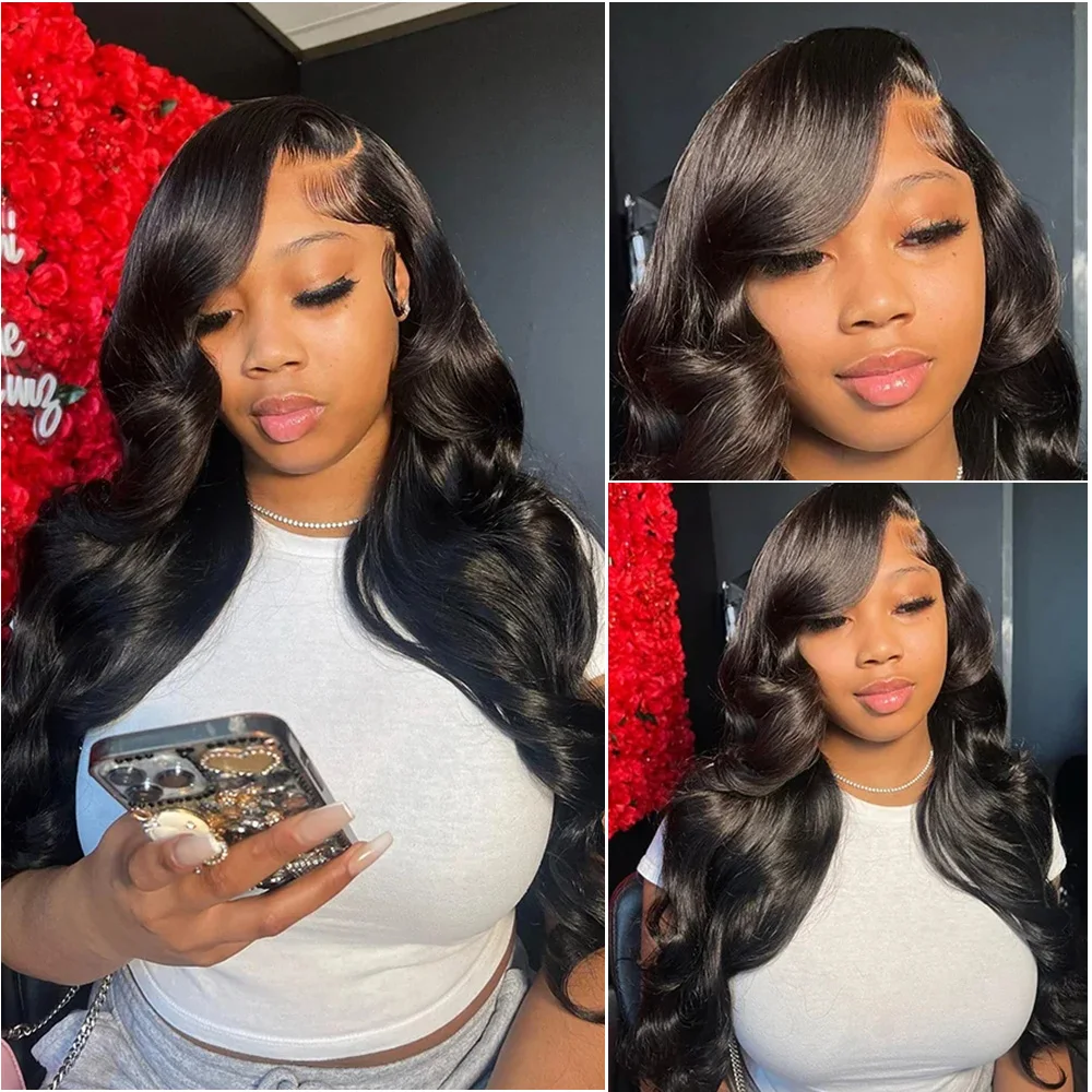 البرازيلي 360 الدانتيل الجبهة باروكة من شعر طبيعي قبل قطعها 30 40 بوصة الجسم موجة 13x6 HD الدانتيل الشفاف الباروكات الأمامية للنساء السود #4