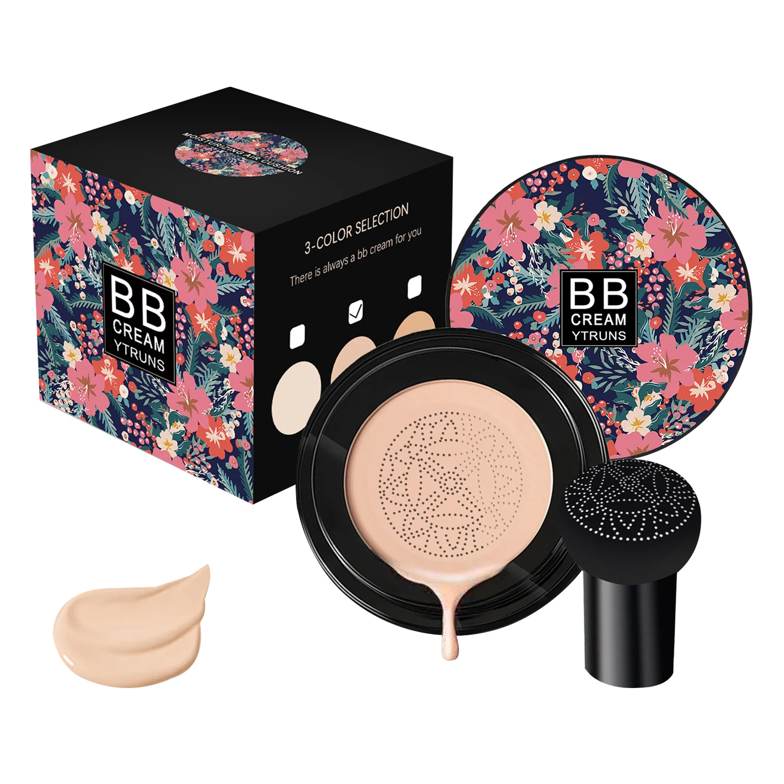 Air Cushion BB Cream BB Moisturizing Concealer CC Cream Foundation Long-Lasting Moisturizing Makeup Excellent Oil Control