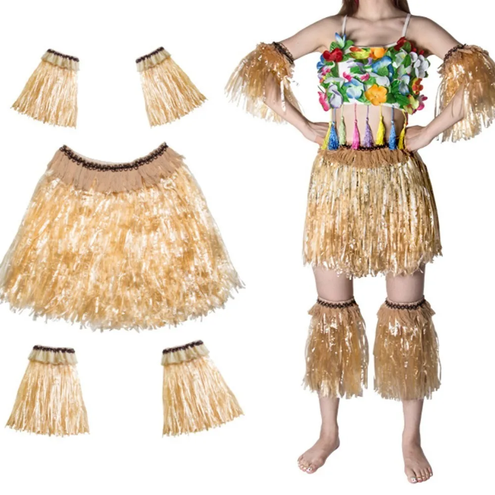 Dive in Summer New Grass Gonna Abiti per uomo e donna Include guanti Coprigambe e squisiti oggetti di scena da spiaggia intarsiati in pizzo