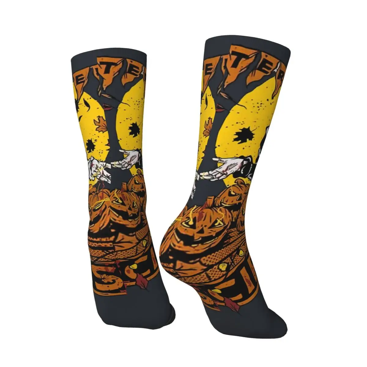 Vintage Retro Terrifier Circus Essential Men compression Socks Unisex Terrifier2 Street Style Pattern Printed Novelty Crew Sock