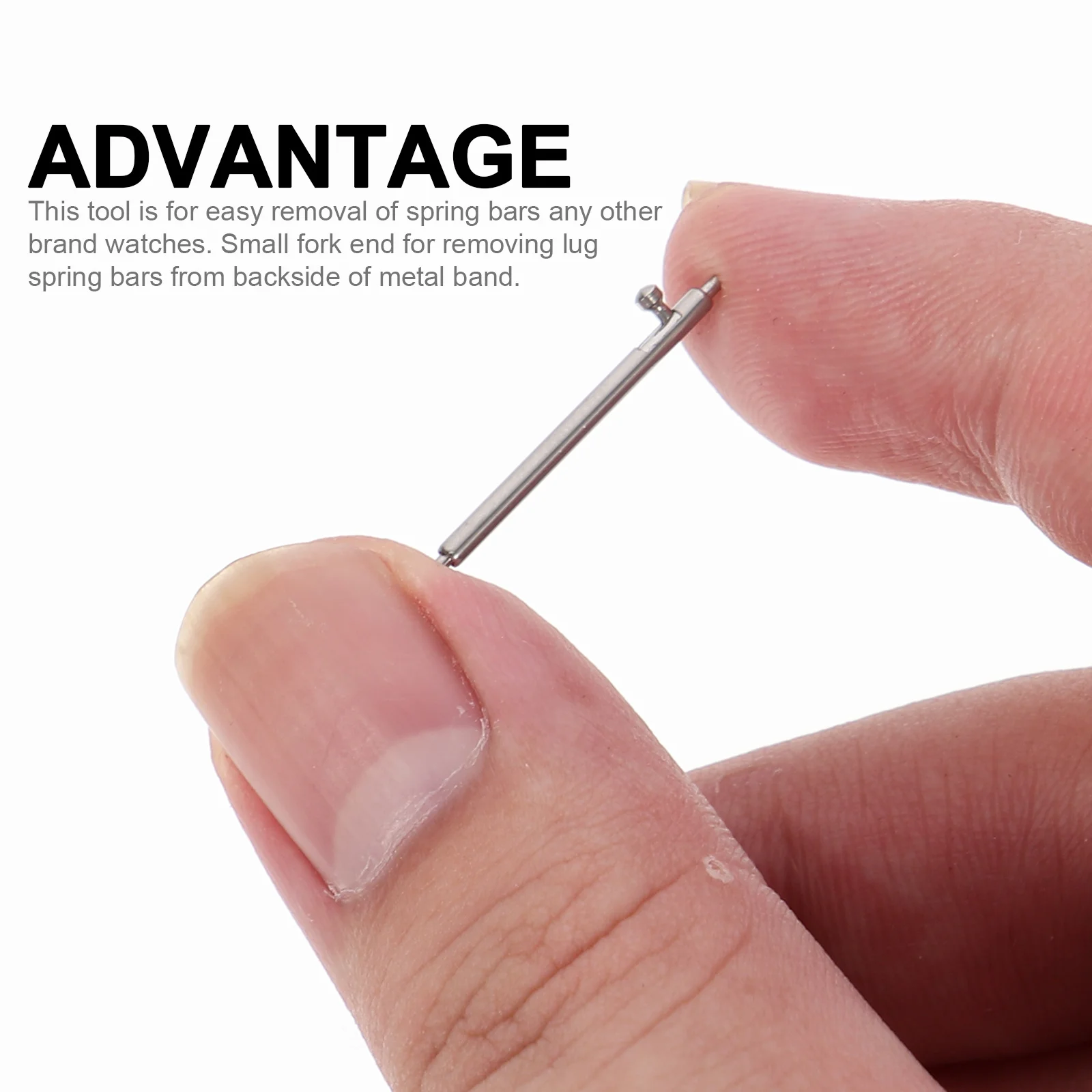 

4Pcs Stainless Steel Watchband Pins Quick Release Replaceable Watch Spring Bars Easy Removal Tool for Watch Band Accessories