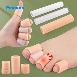 Pexmen Gel Toe Separator Finger Protector Silicone Toe Cushion Tubes Sleeves for Bunion Corns Blisters Calluses Foot Care Tool