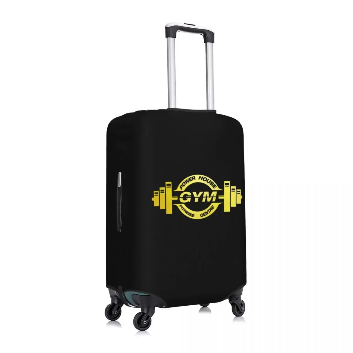 Custom Powerhouse Gym Luggage Cover Fashion Bodybuilding Fitness Muscle Suitcase Protector Covers Suit For 18-32 inch