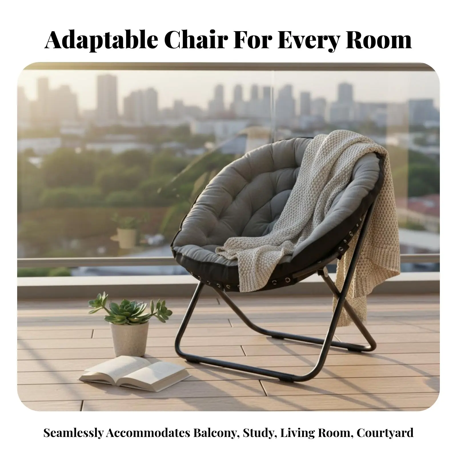 Adjustable Supportrest Lounger Foldable Design Adjustable Floor Lounger Space Saving Thickly Padded for Teenagers, Bedroom
