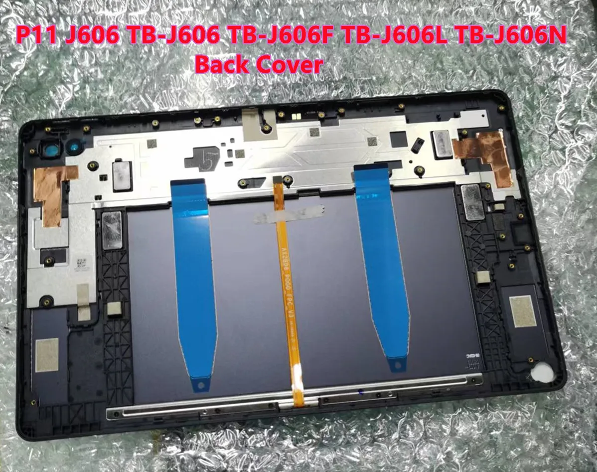 For Lenovo Tab P11 J606 TB-J606 TB-J606F TB-J606L TB-J606N Back Battery Cover Housing Door Rear Case Replacement Part