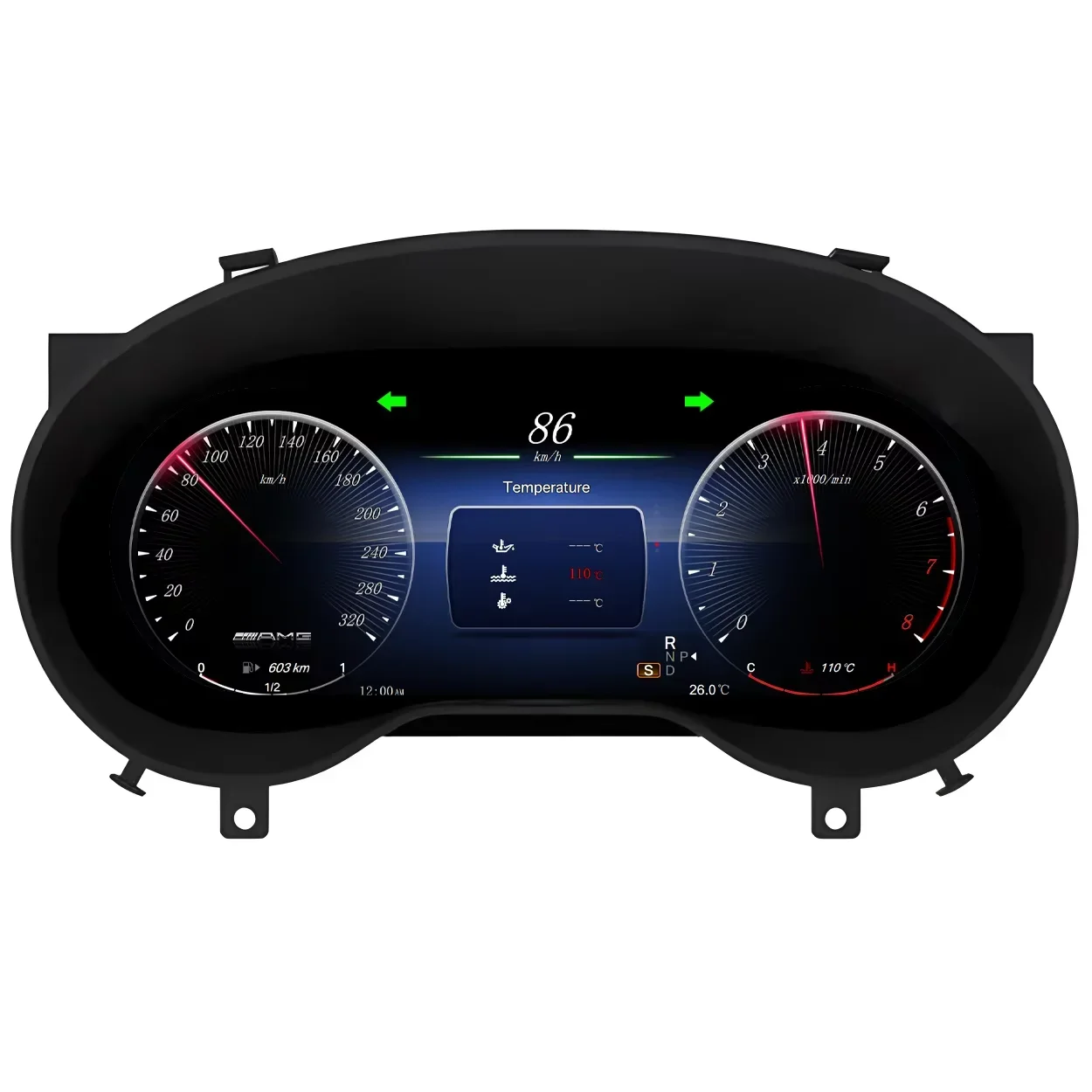 

LCD Speedometer Digital Dashboard For Mercedes Benz C-Class W204 W205 2011-2018 Panel Virtual Instrument Cluster CockPit
